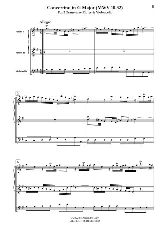 Concertino in G Major (MWV 10.32)
