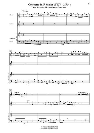 Concerto in F Major (TWV 42:F14)