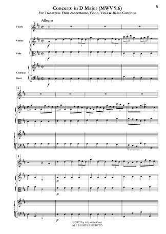 Concerto in D Major (MWV 9.6)