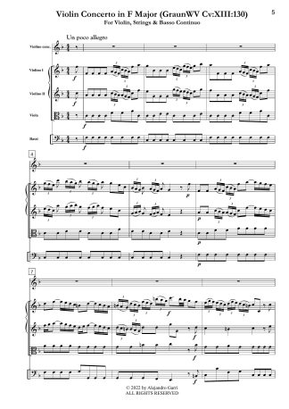 Violin Concerto in F Major (GraunWV Cv:XIII:130)