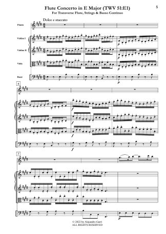 Flute Concerto in E Major (TWV 51:E1)