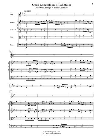 Oboe Concerto in B-flat Major