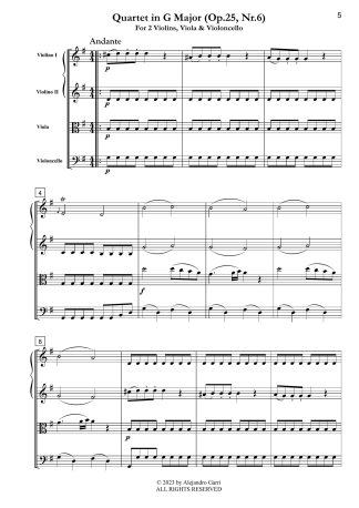 Quartet in G Major (Op.25, Nr.6)
