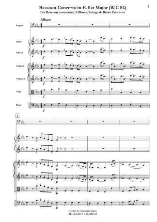 Bassoon Concerto in E-flat Major (W.C 82)