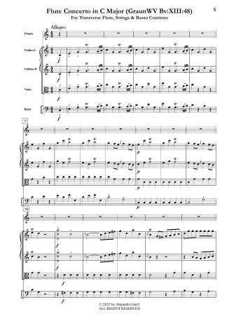 Flute Concerto in C Major (GraunWV Bv:XIII:48)