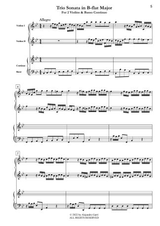 Trio Sonata in B-flat Major