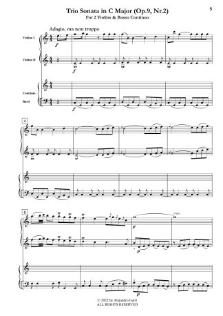 Trio Sonata in C Major (Op.9, Nr.2)