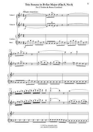 Trio Sonata in B-flat Major (Op.9, Nr.4)