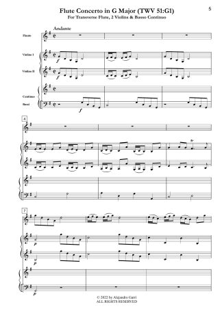 Concerto in G Major (TWV 51:G1)