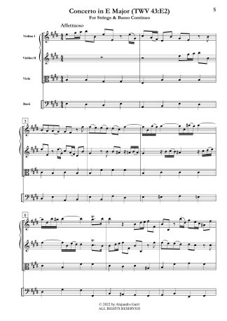 Concerto in E Major (TWV 43:E2)