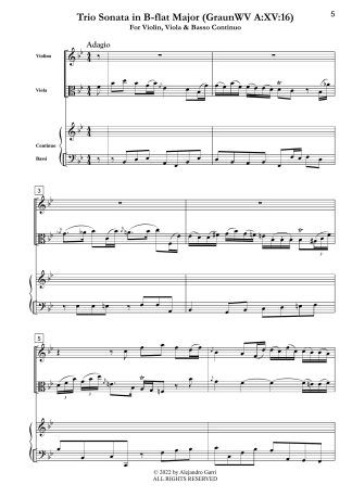 Trio Sonata in B-flat Major (GraunWV A:XV:16)
