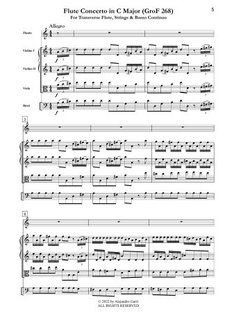 Flute Concerto in C Major (GroF 268)