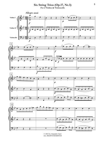 String Trio in B-flat Major (Op.17, Nr.3)