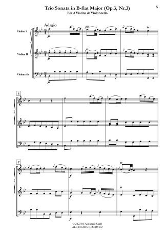 Trio Sonata in B-flat Major (Op.3, Nr.3)