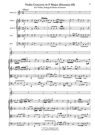 Violin Concerto in F Major (Dounias 69)