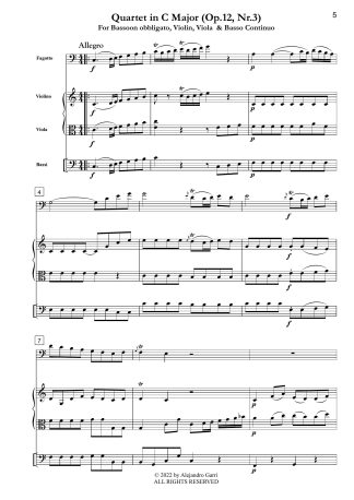 Quartet in C Major (Op.12, Nr.3)