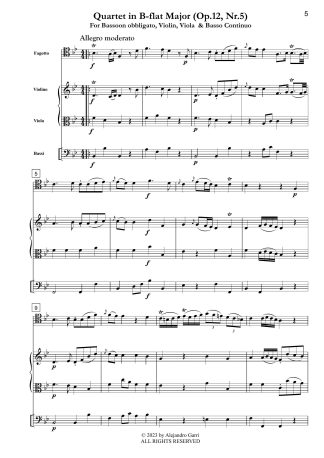 Quartet in B-flat Major (Op.12, Nr.5)