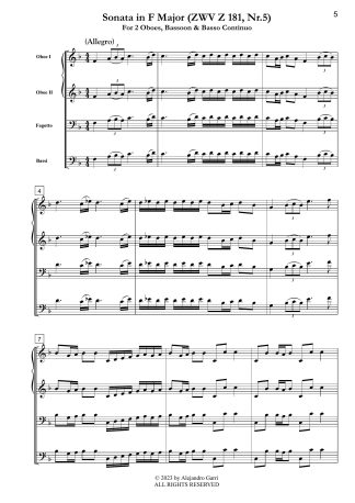 Sonata in F Major (ZWV Z 181, Nr.5)
