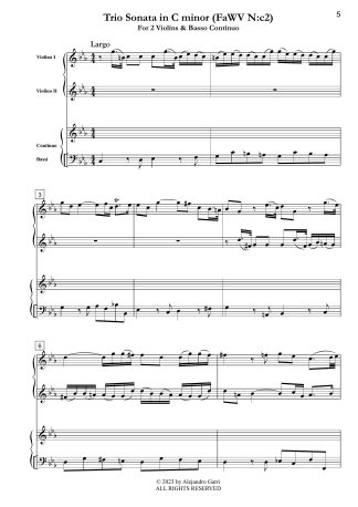 Trio Sonata in C minor (FaWV N:c2)