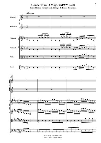 Concerto in D Major (MWV 6.28)
