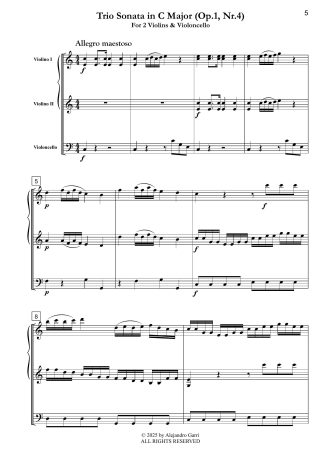 Trio Sonata in C Major (Op.1, Nr.4)