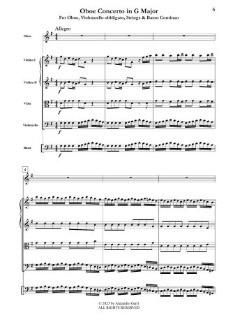 Oboe Concerto in G Major