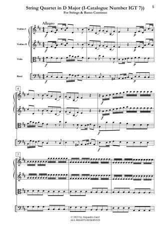 String Quartet in D Major (I-Catalogue Number IGT 7)