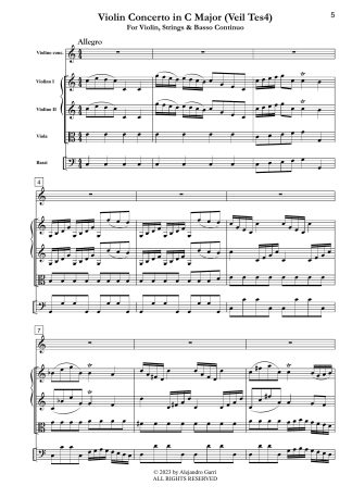 Violin Concerto in C Major (Veil Tes4)