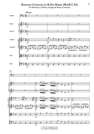 Bassoon Concerto in B-flat Major (WarB C 83)