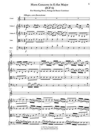 Horn Concerto in E-flat Major (ICF 6)