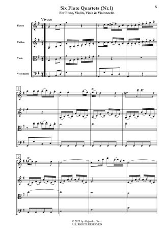 Six Flute Quartets (Nr.1)