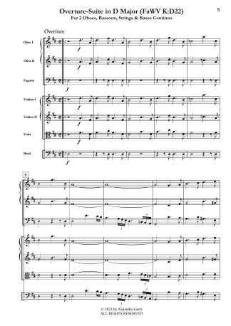 Overture-Suite in D Major (FaWV K:D22)