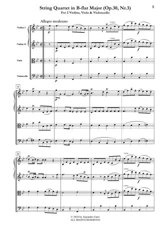 String Quartet in B-flat Major (Op.30, Nr.3)
