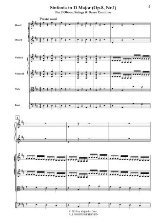 Sinfonia in D Major (Op.8, Nr.1)