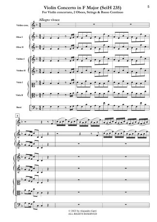 Violin Concerto in F Major (SeiH 235)