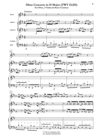 Oboe Concerto in D Major (TWV 51:D5)