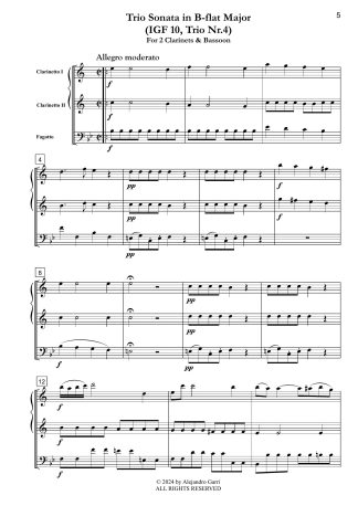 Trio in B-flat Major (IGF 10, Trio Nr.4)