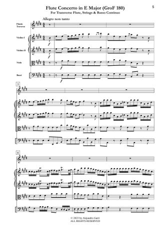 Flute Concerto in E Major (GroF 180)