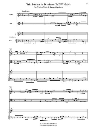 Trio Sonata in D minor (FaWV N:d4)