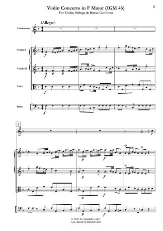 Violin Concerto in F Major (IGM 46)