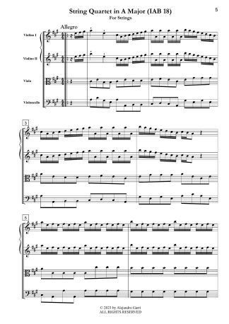 String Quartet in A Major (IAB 18)