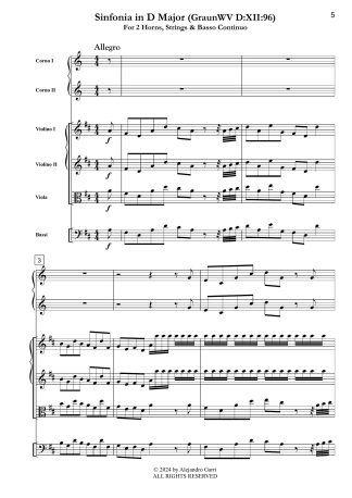 Sinfonia in D Major (GraunWV D:XII:96)