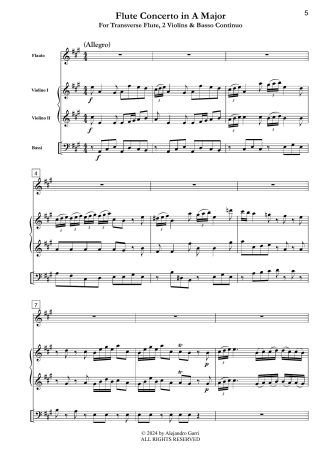 Flute Concerto in A Major