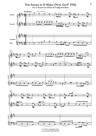 Trio Sonata in G Major (Nr.6)