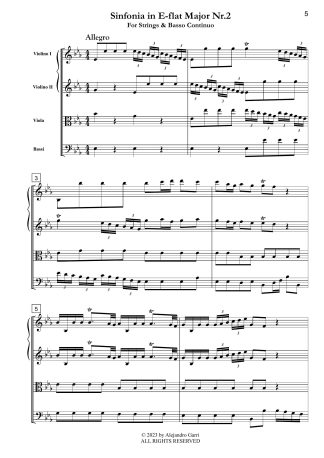 Sinfonia in E-flat Major Nr.2