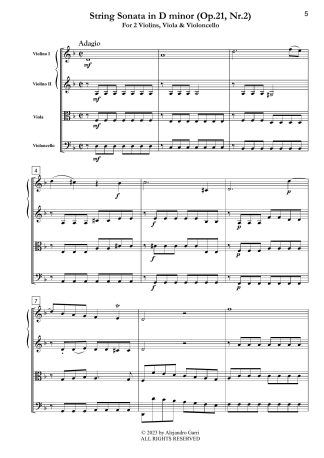 String Sonata in D minor (Op.21, Nr.2)