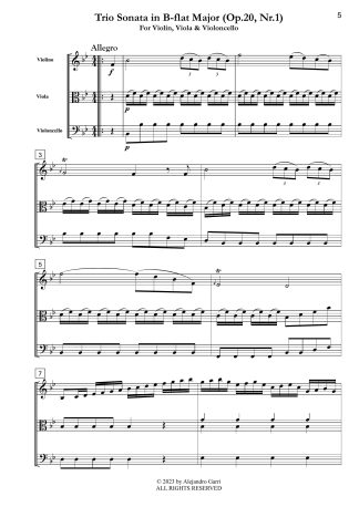 Trio Sonata in B-flat Major (Op.20, Nr.1)