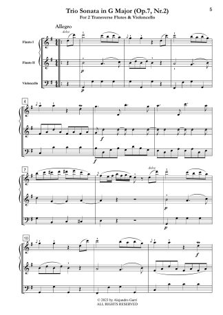 Trio in G Major (Op.7, Nr.2)
