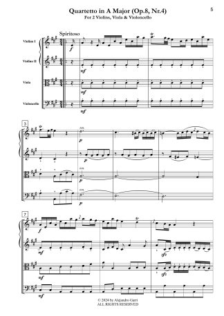 Quartetto in A Major (Op.8, Nr.4)
