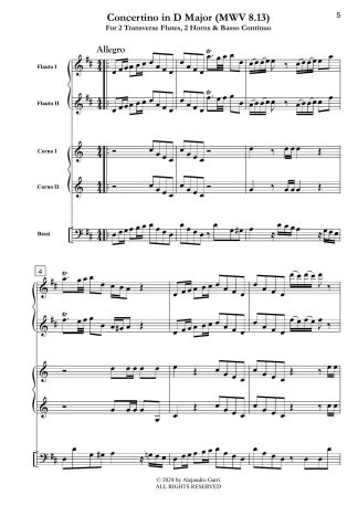 Concertino in D Major (MWV 8.13)